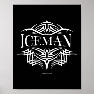 Affiche Tril Hockey Tatouage (iceman) - Joueur de Hockey s
