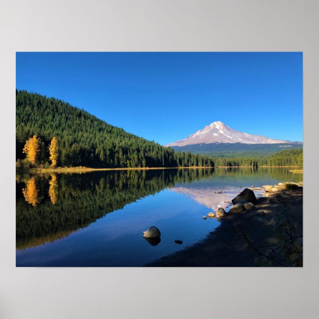 Affiche Trillium Lake, OR (Devant)