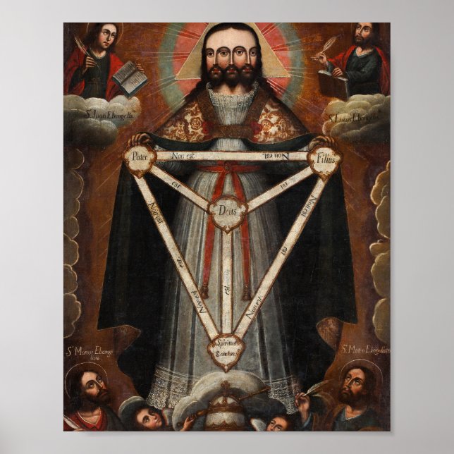 Affiche Trinité trifaciale, Triple Face (Devant)