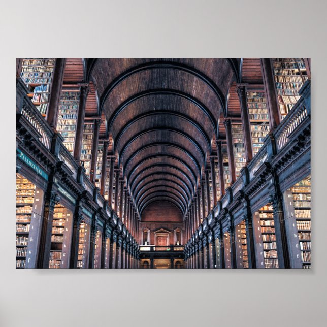 Affiche Trinity College Library - Dublin, Irlande (Devant)