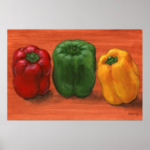 Affiche Trio Bell Pepper