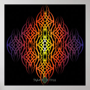 Affiche Trio de l'éclipse ( Arc-en-ciel )
