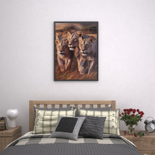 Affiche Trio Majestueux Parcours De Grandes Herbes