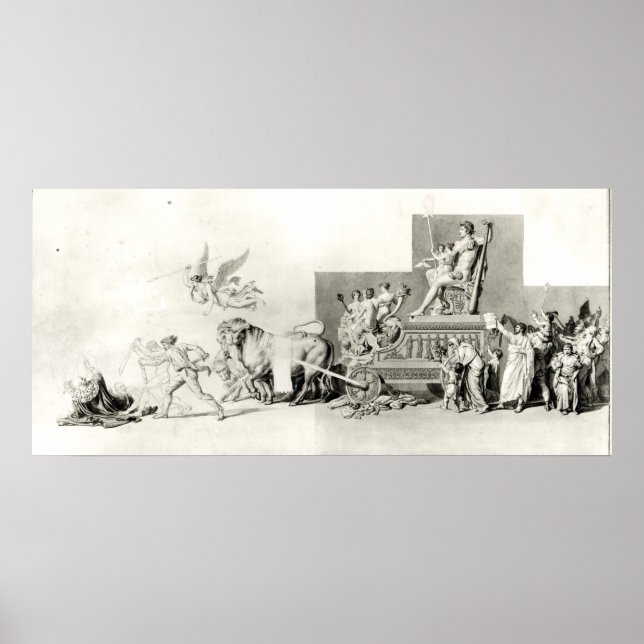 Affiche Triomphe du peuple français sur la monarchie (Devant)