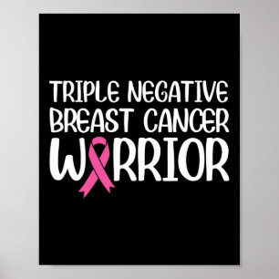 Affiche Triple Négatif Cancer du Sein Le Guerrier Pi