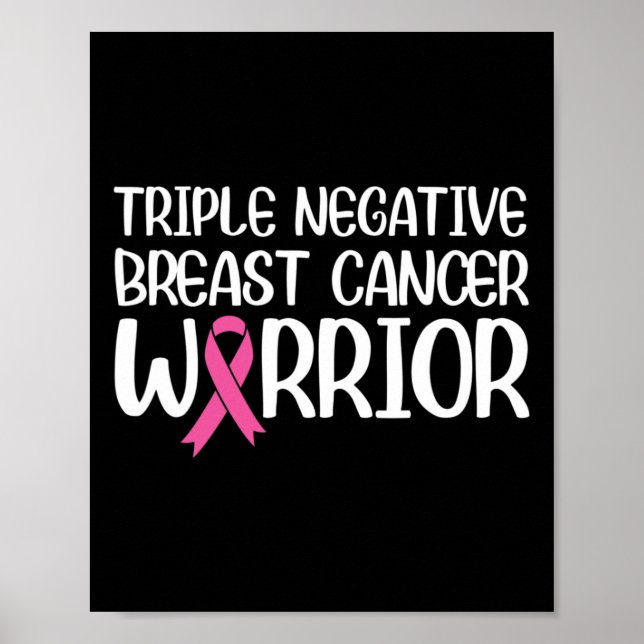 Affiche Triple Négatif Cancer du Sein Le Guerrier Pi (Devant)