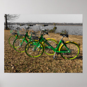 Affiche Triplés de vélos