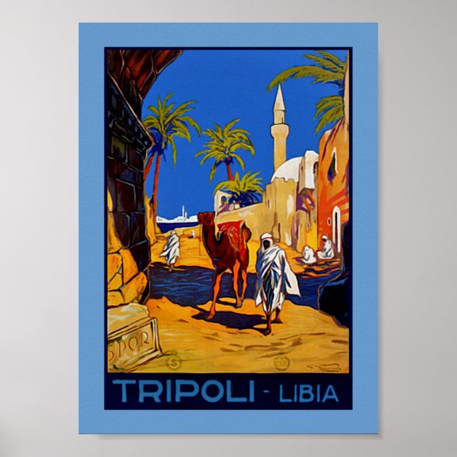 Affiche Tripoli - Libia (Libye) (Devant)