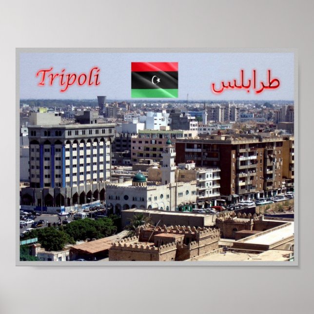 Affiche Tripoli - Lybia - Panorama - (Devant)