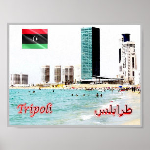 Affiche Tripoli - Tours - Lybie -