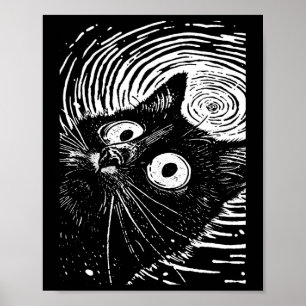 Affiche Trippy Cat Pastel Goth Gothic Grunge Alt Punk Weir