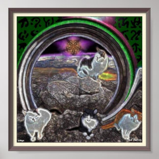 Affiche Trippy Cats