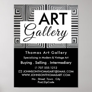 Affiche Trippy Maze Carrés, Concessionnaire d'art, Galerie