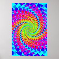 Trippy Poster: Abstract Psychedelic