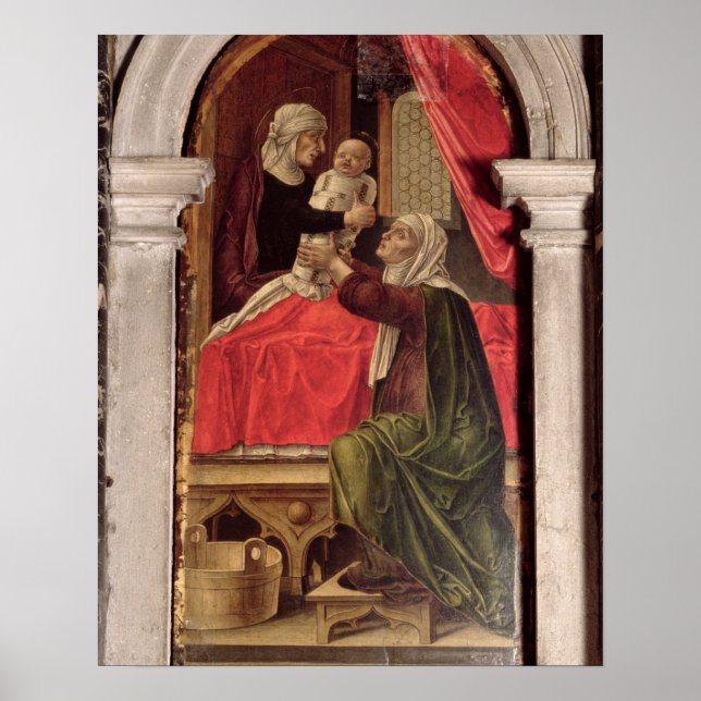 Affiche Triptyque de la Vierge de Misericordia, 1473 (Devant)