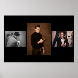Affiche Triptyque de téléphone portable