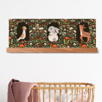 Triptyque Floral Boho de la forêt