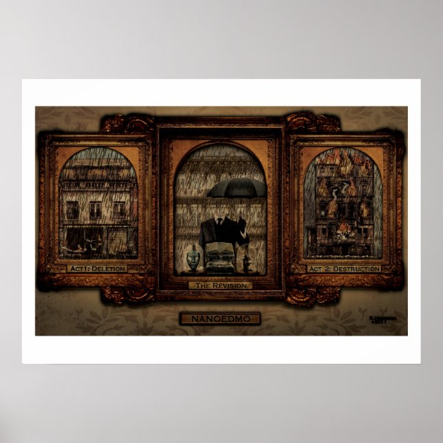 Affiche Triptyque NaNoEdMo (Devant)