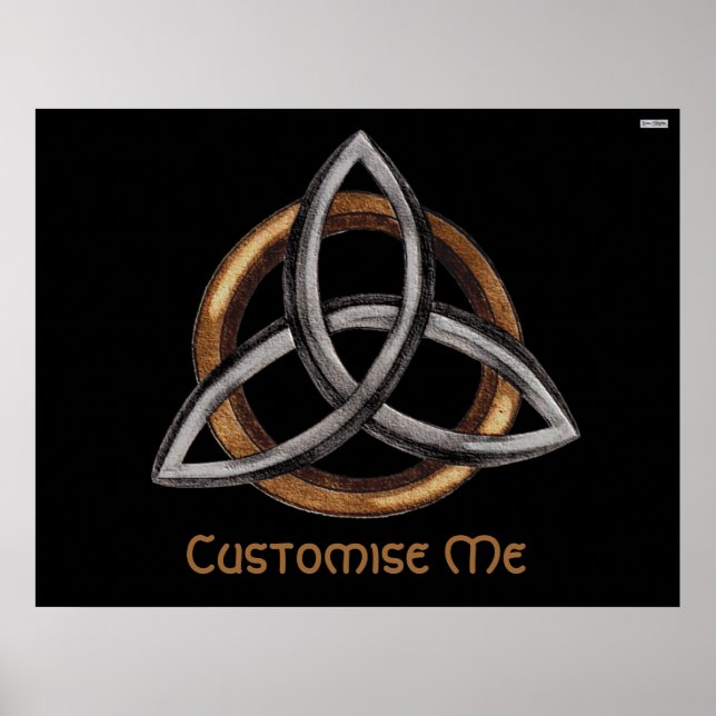Affiche Triquetra (Brown/Argent) (Devant)