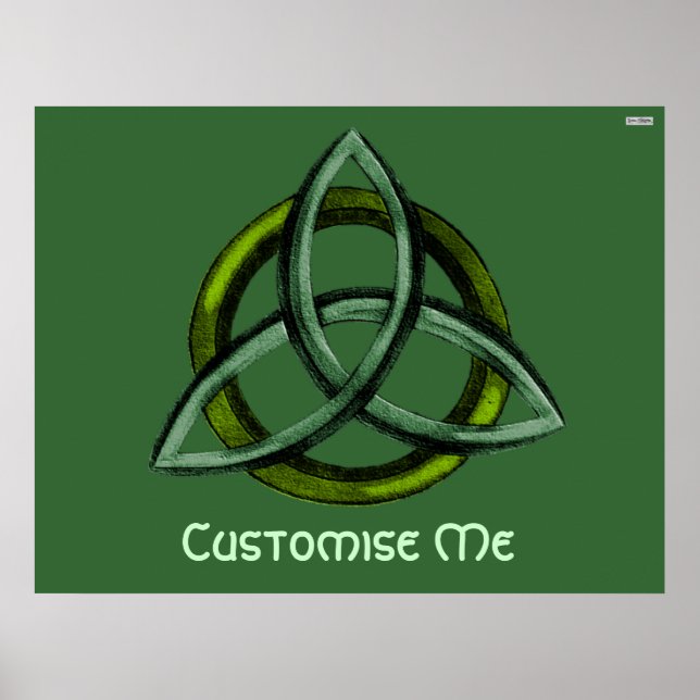 Affiche Triquetra (vert) (Devant)