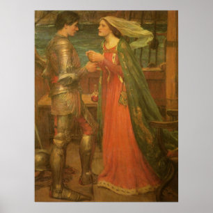 Affiche Tristan et Isolde par John William Waterhouse