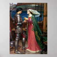 Tristan et Isolde par John William Waterhouse