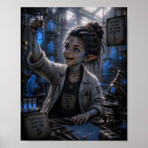 Affiche Triumph / Technicien de laboratoire / Atelier méca