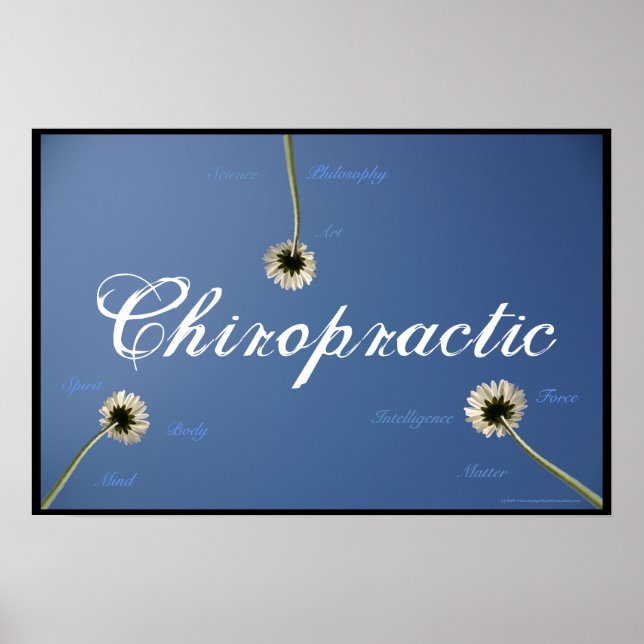 Affiche Triune de chiropratique (Devant)