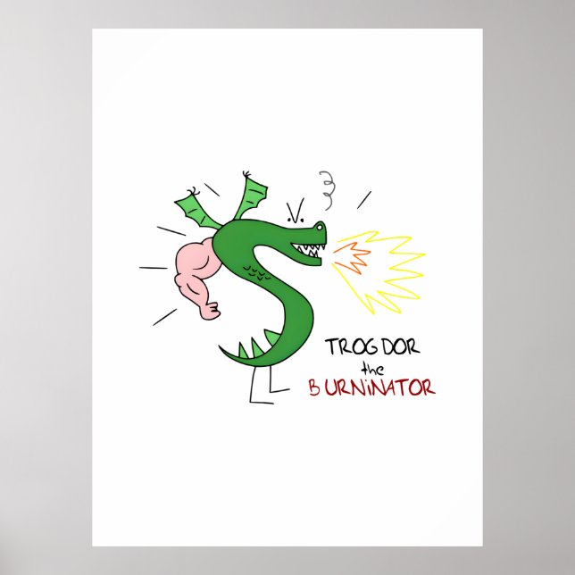 Affiche Trogdor The Burninator (Devant)