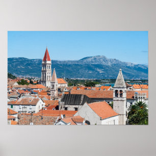 Affiche Trogir ville historique - Dalmatie, Croatie