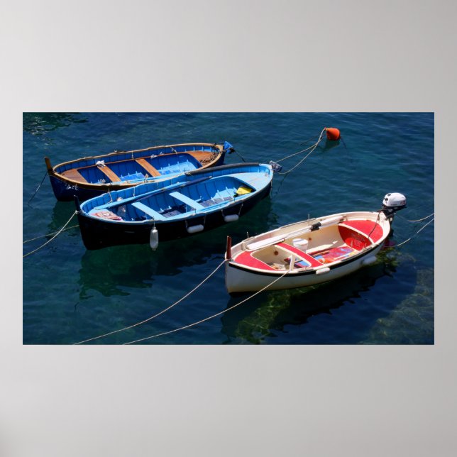 Affiche Trois bateaux (Devant)
