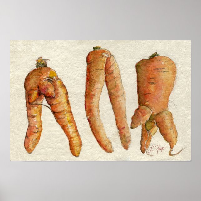 Affiche Trois carottes folles (Devant)