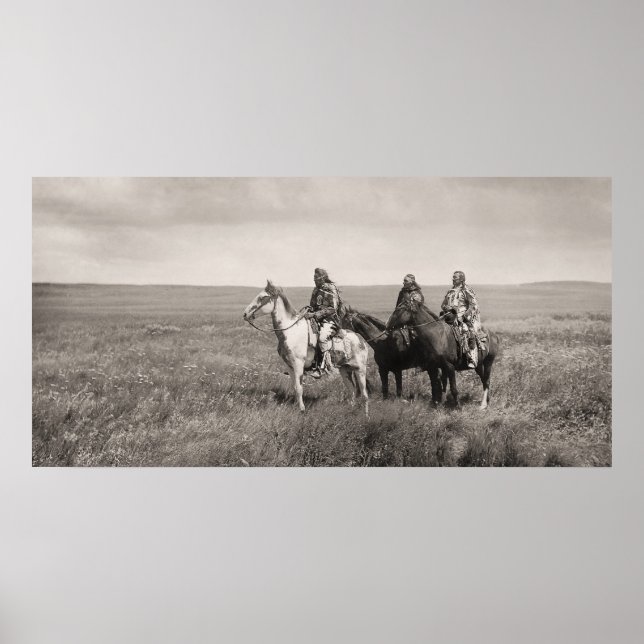 Affiche Trois chefs Blackfoot (Devant)