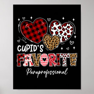 Affiche Trois Coeurs Cupid's Favorite Paraprofessionnel Va