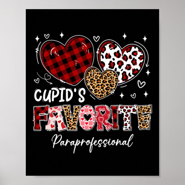 Affiche Trois Coeurs Cupid's Favorite Paraprofessionnel Va (Devant)
