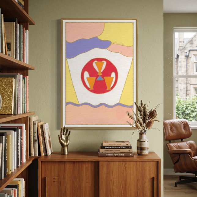 Affiche Trois de Coupes (Créateur téléchargé)