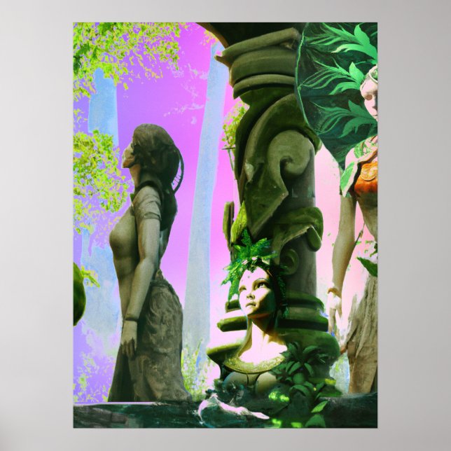 Affiche Trois déesses de la forêt (Devant)