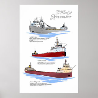 Affiche Trois épaves célèbres de l'histoire
