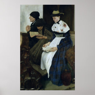 Affiche Trois femmes dans l'église, 1882