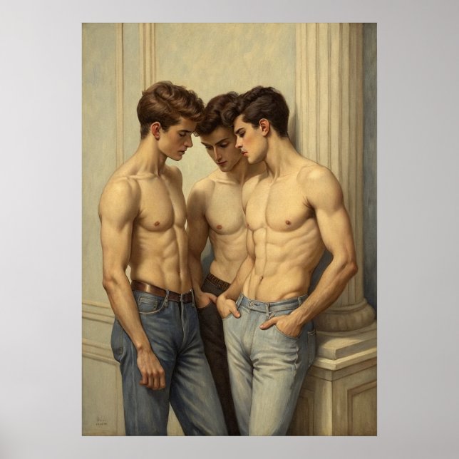 Affiche Trois grâces : une étude romantique du désir (Devant)