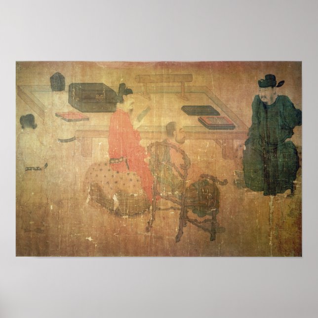 Affiche Trois hommes bien lus de Lieou-Li T'ang (Devant)