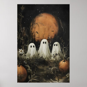 Affiche Trois jolis fantômes dans les bois – Lumière de ci