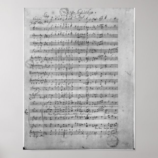 Affiche Trois Lieder (Devant)