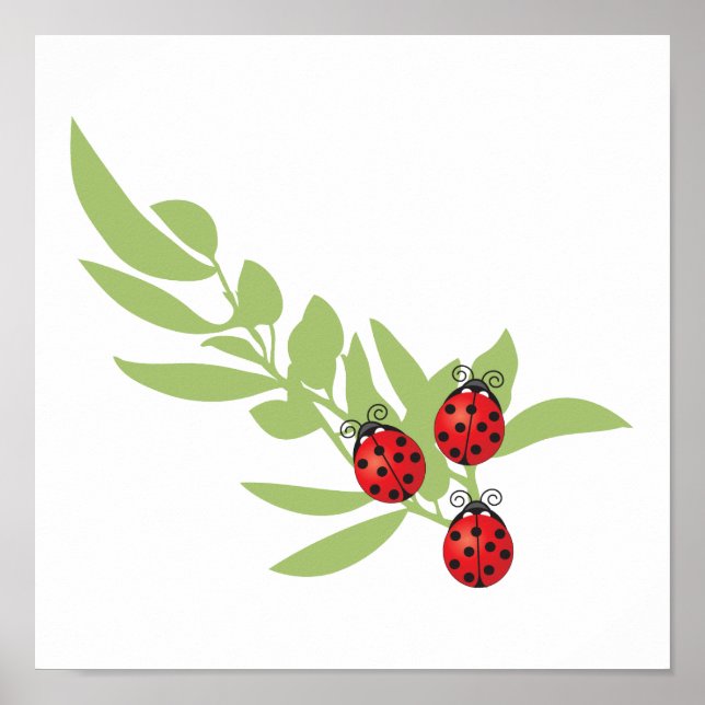 Affiche Trois Lucky Ladybugs (Devant)