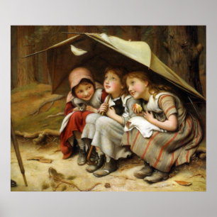 Affiche Trois petits chatons