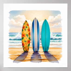 Affiche Trois Petits Surf