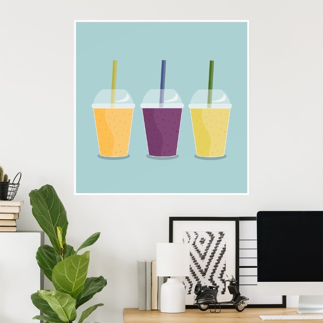 Affiche Trois Smoothies (Créateur téléchargé)