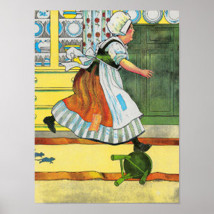 Affiche Trois souris aveugle Mère Oie Nourriture rime
