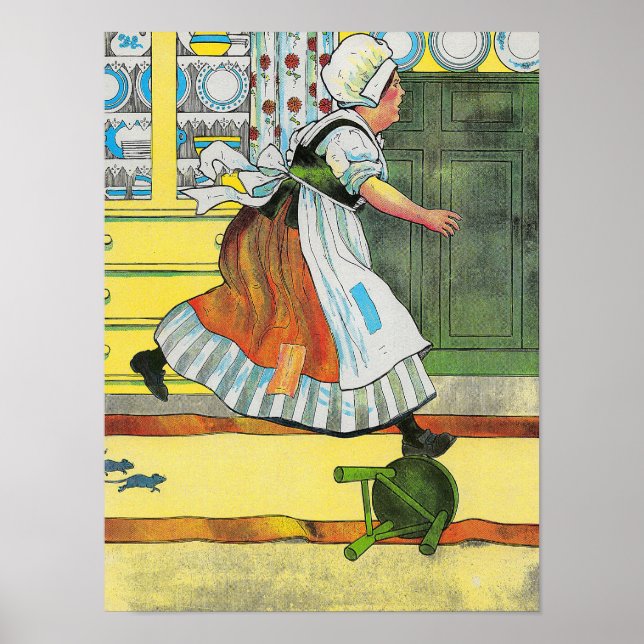 Affiche Trois souris aveugle Mère Oie Nourriture rime (Devant)