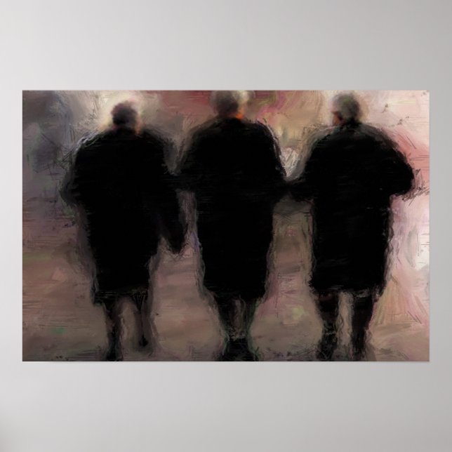 Affiche Trois veuves (Devant)